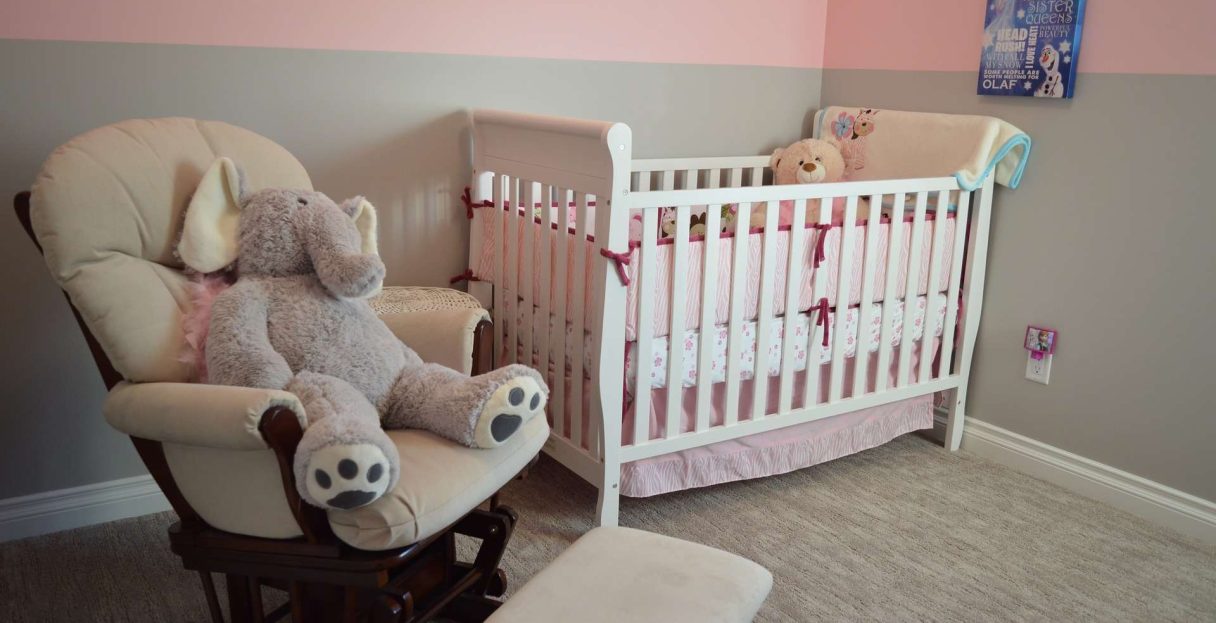 Babybett 70 x 140 cm in weiss