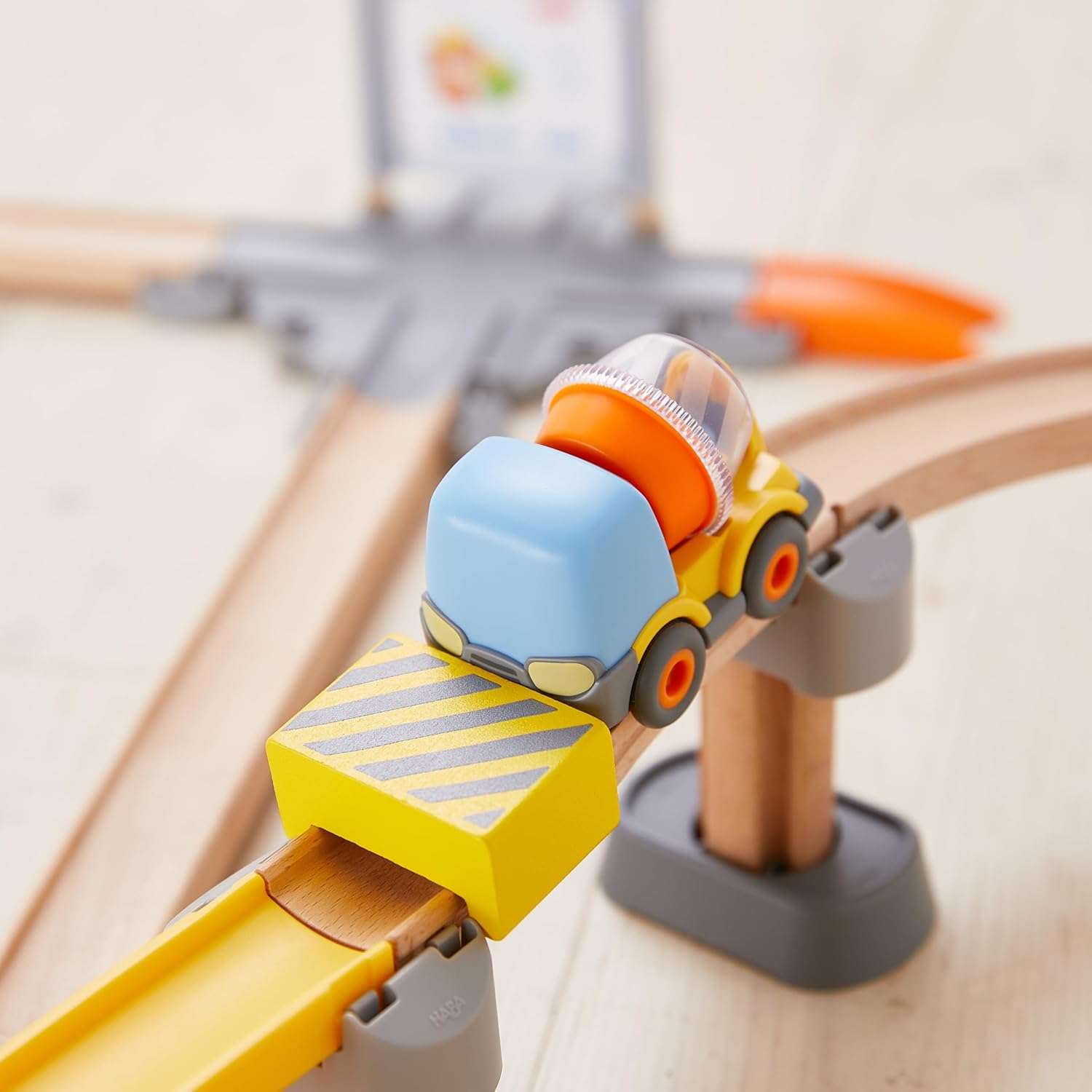 Haba Kullerbü Spielbahn Große Baustelle Produktbild