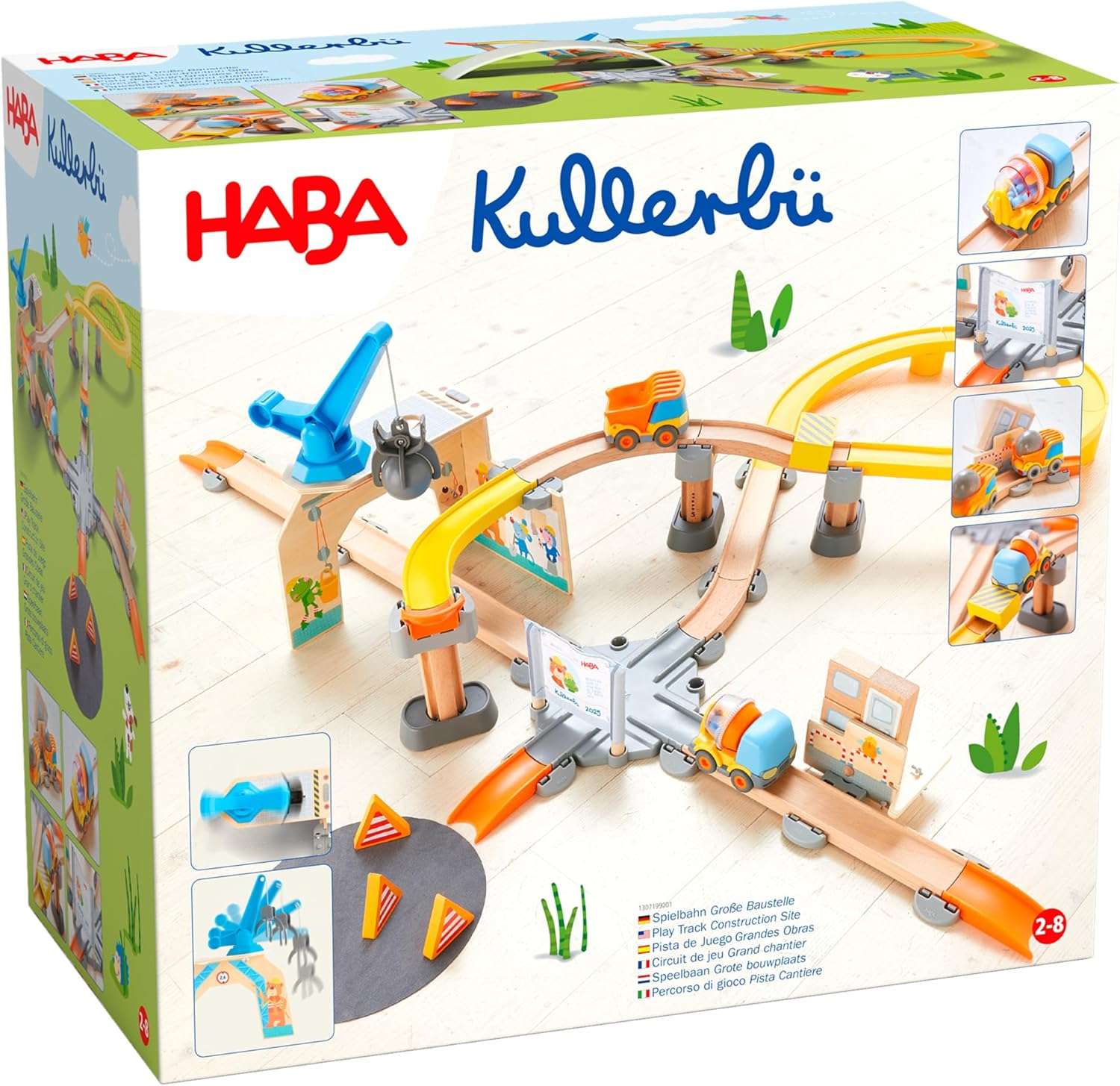 Haba Kullerbü Spielbahn Große Baustelle Produktbild