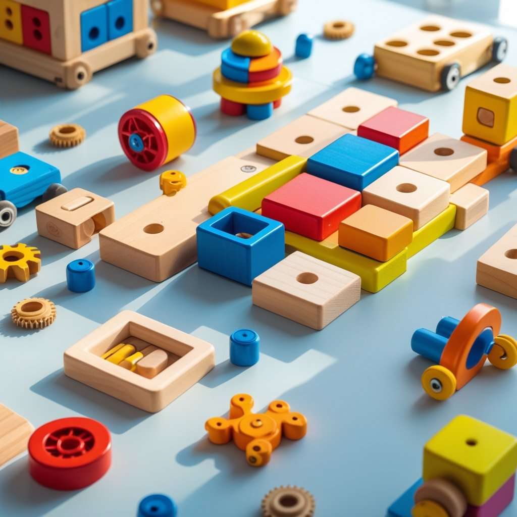 Konstruktionsspielzeug für Kinder_grafik
