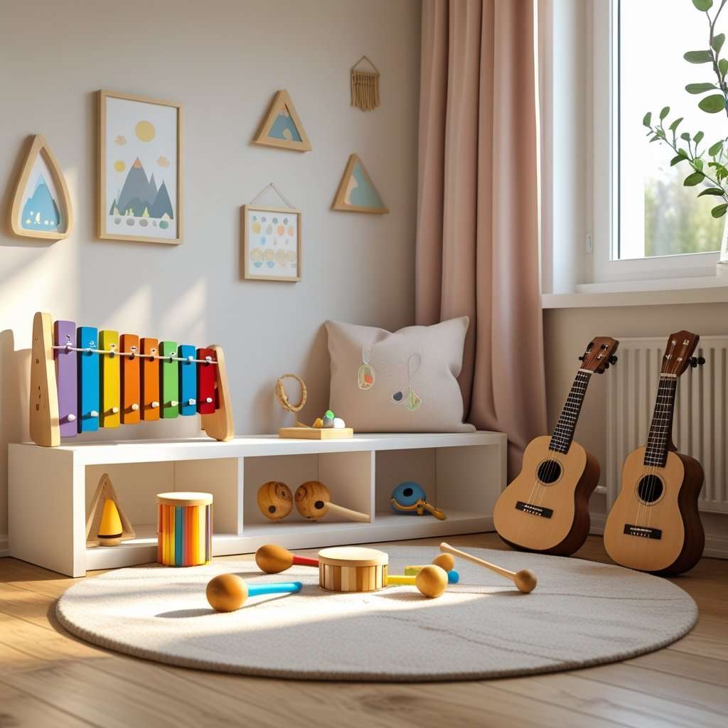 "Musikinstrumente für Kinder"_grafik