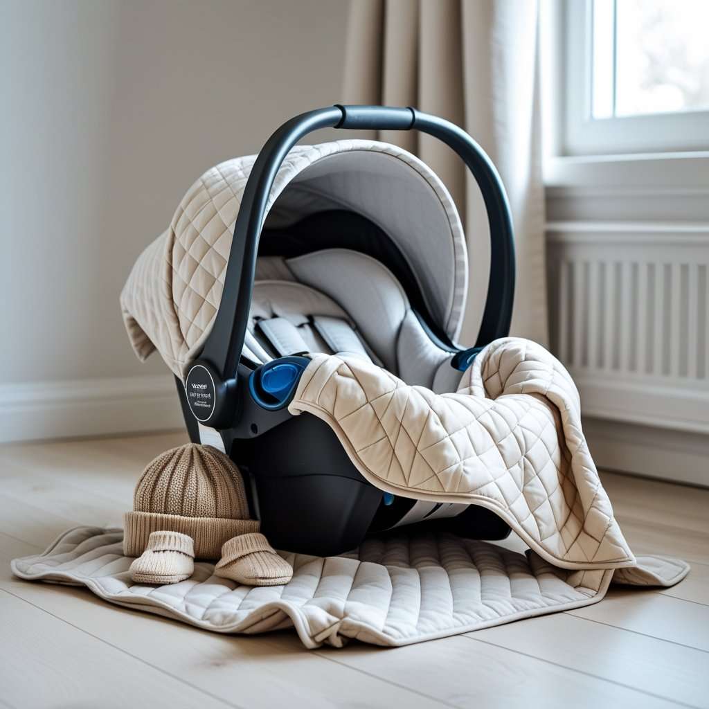 "Einschlagdecke Babyschale"_grafik