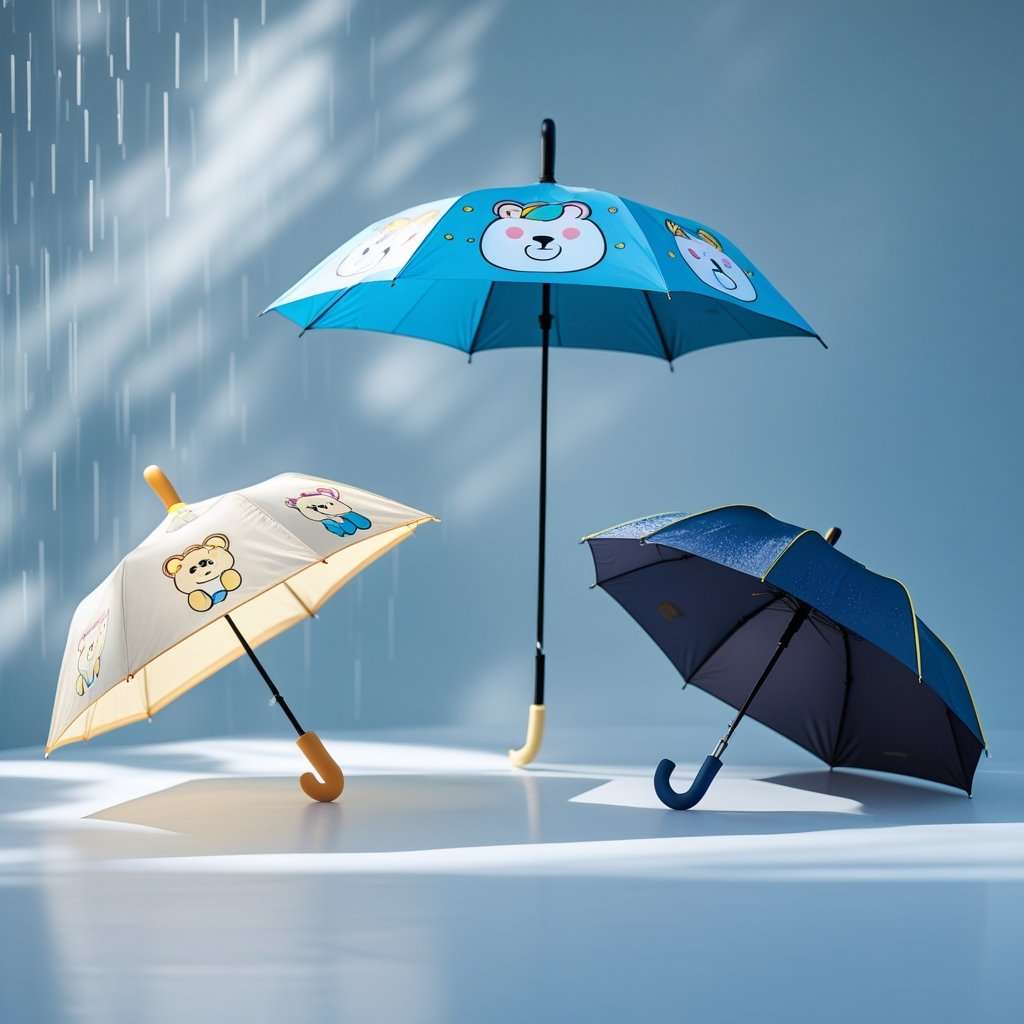 Kinder Regenschirme_grafik