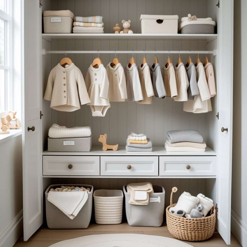 Baby Kleiderschrank organisieren_grafik